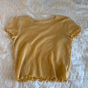 American eagle cropped tee